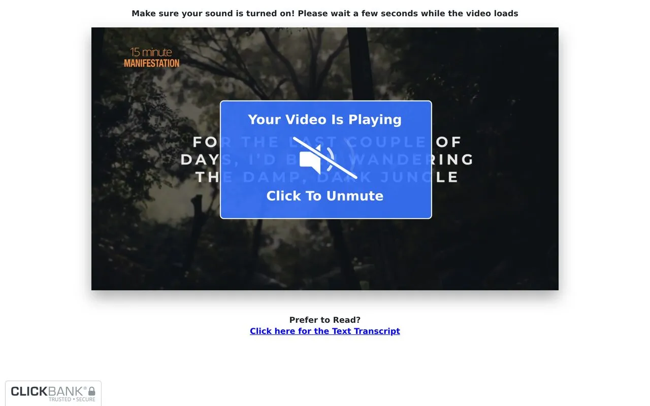 15 Minute Manifestation